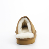 Wholesale Winter Warm Genuine Leather Scuff Indoor Outdoor Australian Sheepskin Slippers Accept OEM ODM