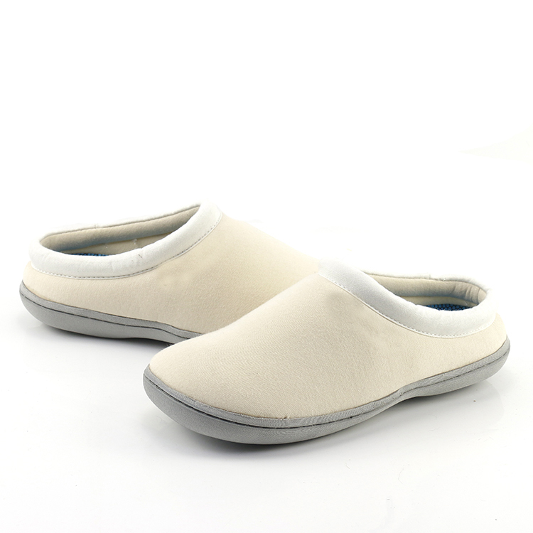 Custom Washable Soft Winter Memory Foam House Bamboo Fabric House Arch Support Slippers Women