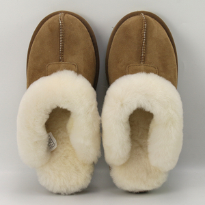 Women Fashion Classic Double-Face Sheepskin Slippers