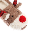 Cute Animal Plush Reindeer Winter Warm Bedroom Shoes House Christmas Slippers For Women