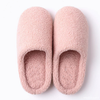 Women’s Pink Winter Closed Toe Comfy Home Soft Cozy Bad Bunny Smile Plush Slippers