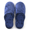 Designed Thick Memory Foam Soft Closed Toe Luxury Velvet Slippers Hotel
