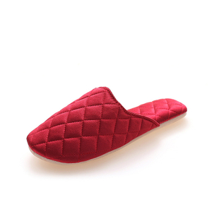 Japanese Winter Soft Home Bedroom Floor Mute Non-Slip Warm Cotton Silk Slippers For Women