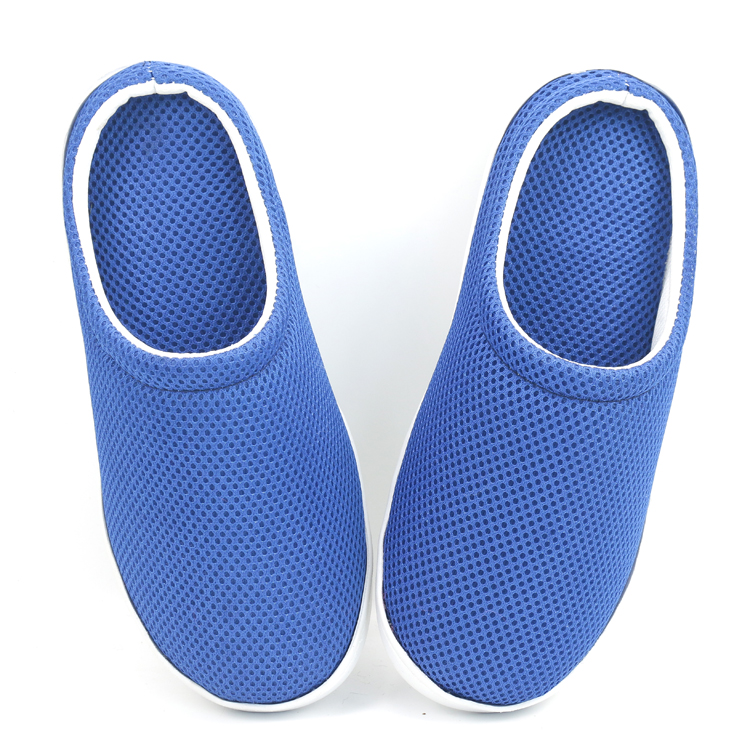 Men's Comfort Breathable Summer Relaxing Anti Fatigue Bamboo Gel Arch Slippers with Gel