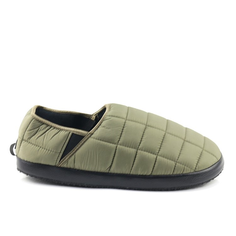 Custom Winter Warm Men Outdoor House Down Slippers